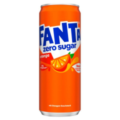 Fanta Orange Zero Sugar 24 x 330ml Dosen EINWEG