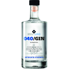 040/ Gin Hamburg 40% vol. 500ml Flasche