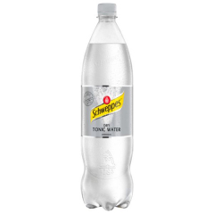 Schweppes Dry Tonic Water, 6 x 1250ml Flaschen EINWEG