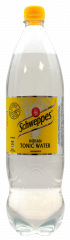 Schweppes Indian Tonic Water, 6 x 1250ml Flaschen EINWEG