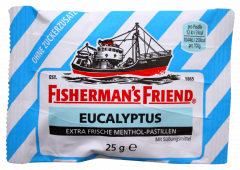 Fishermans Friend Eucalyptus ohne Zucker 24 x 25g Beutel