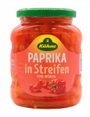 Kühne Paprika in Streifen 5 x 165g Gläser