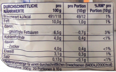 Gut & Günstig Kaffeesahne wärmebehandelt 10% Fett 20 x 150g Packungen