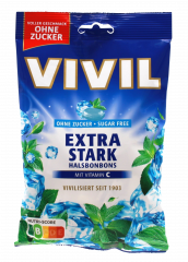 Vivil Hustenbonbons Extra Stark ohne Zucker 15 x 120g Beutel