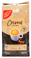 Gut & Günstig Caffe Crema & Aroma 1 x 1000g Packung