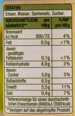 Gut & Günstig Junge Erbsen extra fein, 6 x 280g Dosen