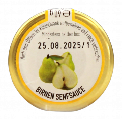 R&Z Birnen Senfsauce, 6 x 60g Gläser