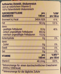 Edeka Herzstücke Distelöl, 12 x 750ml Flasche