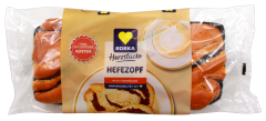 Edeka Herzstücke Hefezopf mit Mohnfüllung, 6 x 440g Hefezopf