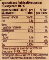 Edeka Herzstücke milder Apfelsaft, 24 x 330ml Flasche EINWEG