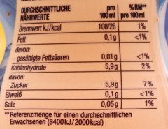 Edeka Herzstücke Ice Tea mit Zitronen-Limetten-Geschmack, 6 x 1.5 l Flasche EINWEG