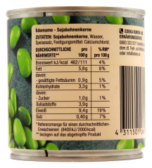 Edeka Herzstücke Edamame Sojabohnen, 6 x 130g Dose