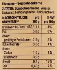 Edeka Herzstücke Edamame Sojabohnen, 6 x 130g Dose