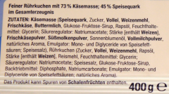 Edeka Herzstücke Käsekuchen, 6 x 400g Kuchen