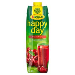 Rauch Happy Day Kirsche Saft, 6 x 1 l Getränkekarton