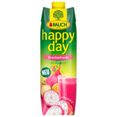 Rauch Happy Day Drachenfrucht Saft, 6 x 1 l Getränkekarton