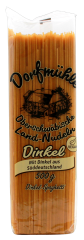 Dorfmühle Oberschwäbische Land-Nudeln Dinkel-Spaghetti vegan, 10 x 500g Packung