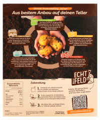 Echt vom Feld Brat-Kartoffeln mit Zwiebeln, 5 x 400g Packung