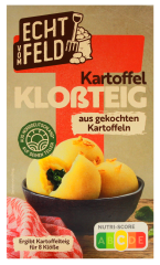 Echt vom Feld Kartoffel-Kloßteig aus gekochten Kartoffeln, 6 x 250g Packung