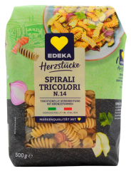 Edeka Herzstücke Spirali Tricolori N.14, 5 x 500g Beutel