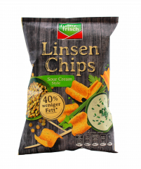 funny-frisch Linsen Chips Sour Cream 12 x 90g Tüten