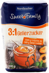 Nordzucker Sweet Family Gelierzucker 3:1 7 x 500g Packungen