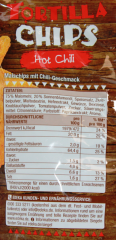 Gut & Günstig Tortilla Chips Hot Chili 5 x 300g Tüten