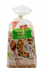 Gut & Günstig Trauben Nuss Müsli 5 x 1000g Beutel