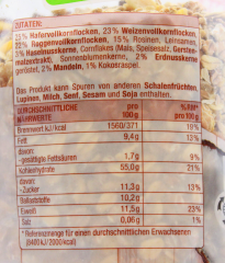 Gut & Günstig Trauben Nuss Müsli 5 x 1000g Beutel