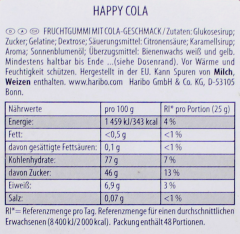 Haribo Happy-Cola 1200g Dose