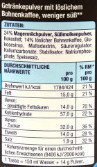 Gut & Günstig Cappuccino weniger süss, 4 x 200g Dosen