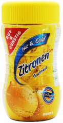 Gut & Günstig Hot & Cold Instantteegetränkgranulat Zitrone 3 x 400g Dosen