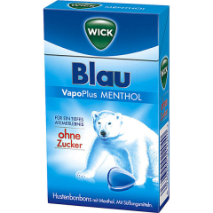 Wick Blau Menthol ohne Zucker 20 x 46g Boxen