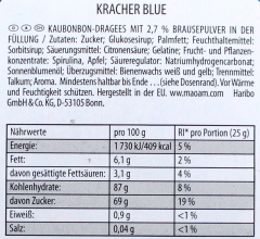 Haribo Maoam Kracher Blue 1200g Dose