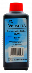 Wusitta Lebensmittelfarbe Blau 250ml Flasche