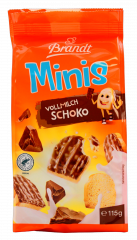 Brandt Minis Schoko Vollmilch 6 x 115g Tüten