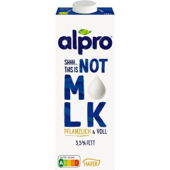 Alpro Not MILK Drink Pflanzlich 3,5%, 8 x 1000 ml Packungen