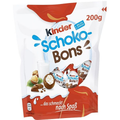 Ferrero Kinder Schoko-Bons, 18 x 200g Tüten