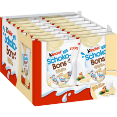 Ferrero Kinder Schoko-Bons White, 18 x 200g Tüten