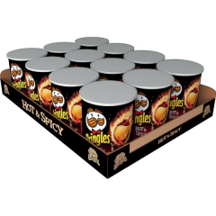 Pringles Hot & Spicy 12 x 40g Dosen