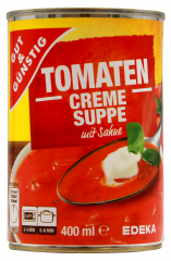 Gut & Günstig Tomatencremesuppe 6 x 400ml Dosen